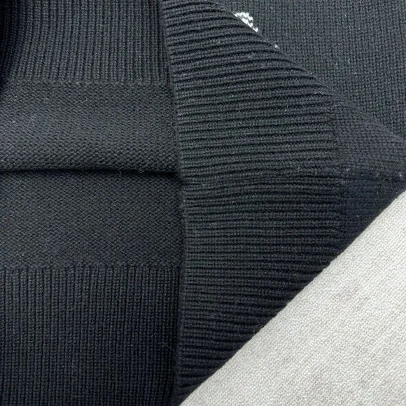 Burberry Black Knit with White Graphic